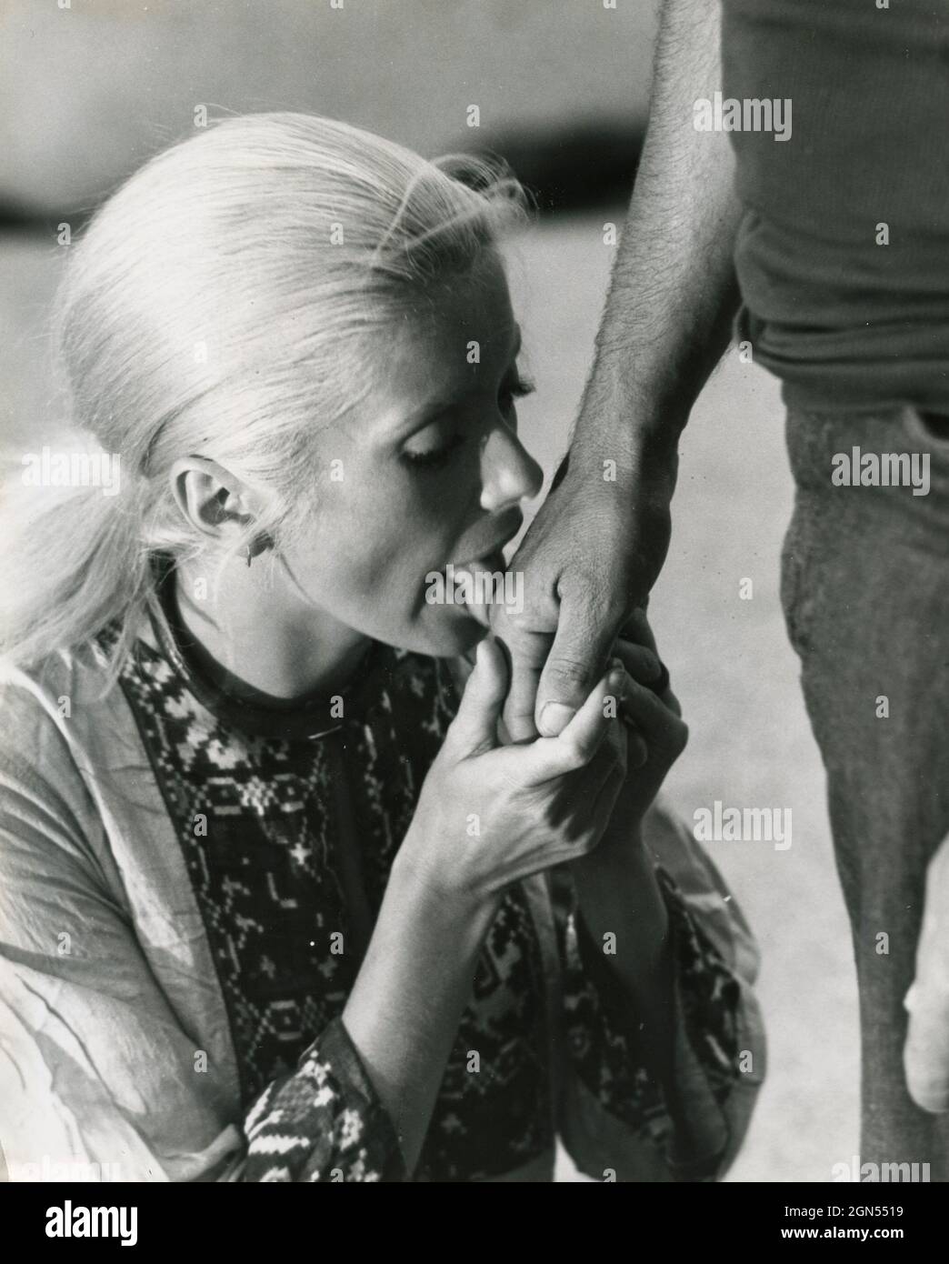 Attrice francese Catherine Deneuve, anni '80 Foto Stock