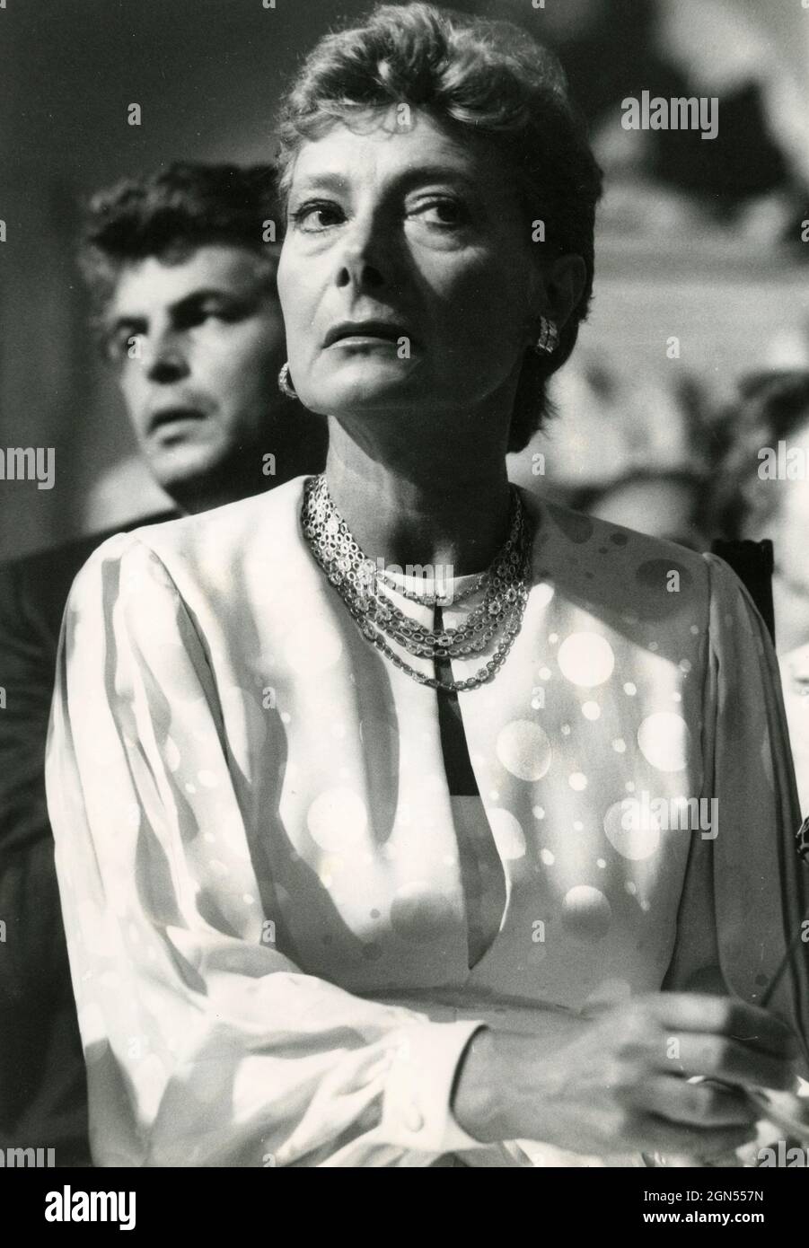 L'attrice italiana Rossella Falk, anni '80 Foto Stock