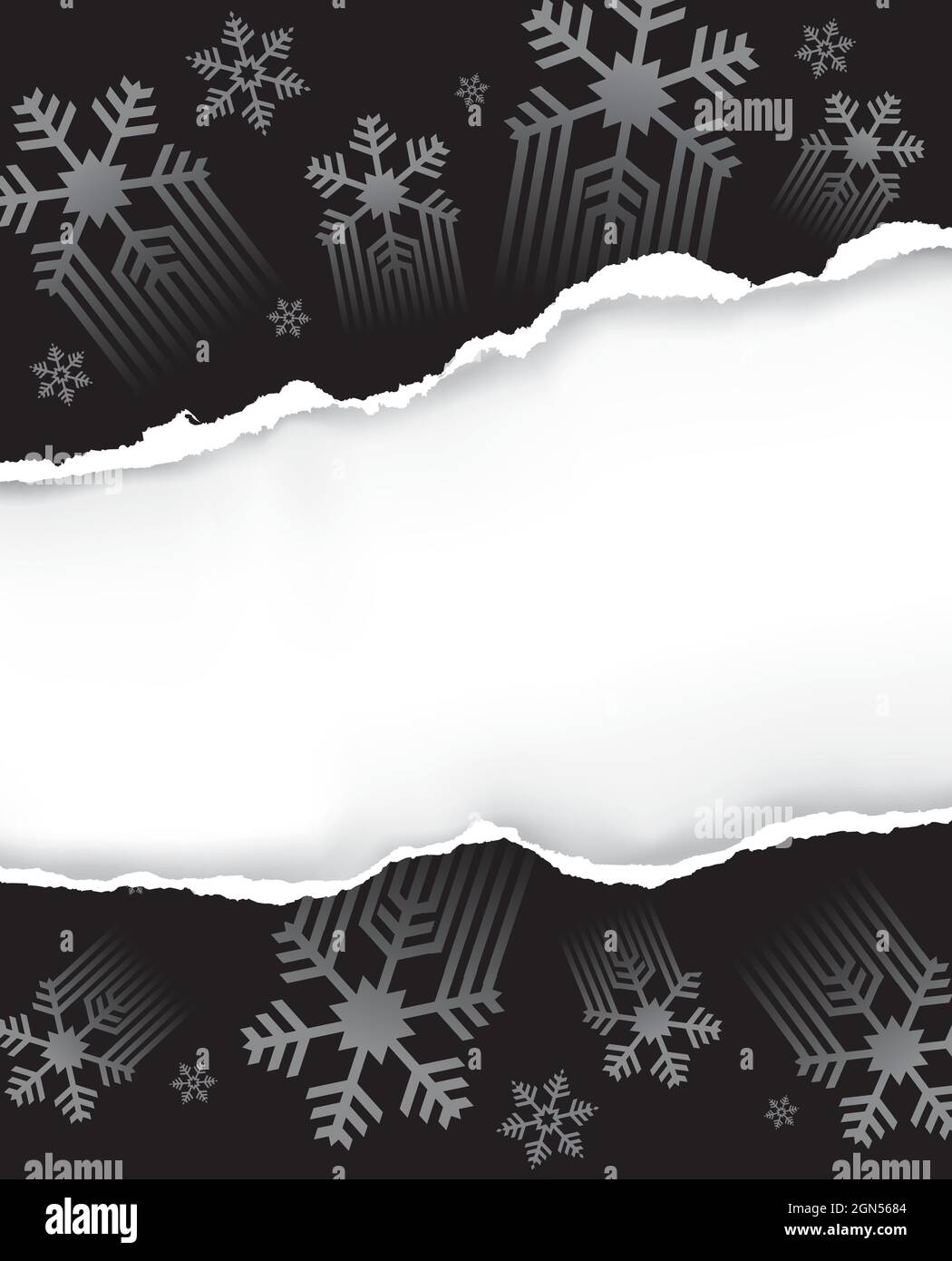 Fiocchi di neve stilizzati Immagini Vettoriali Stock - Alamy