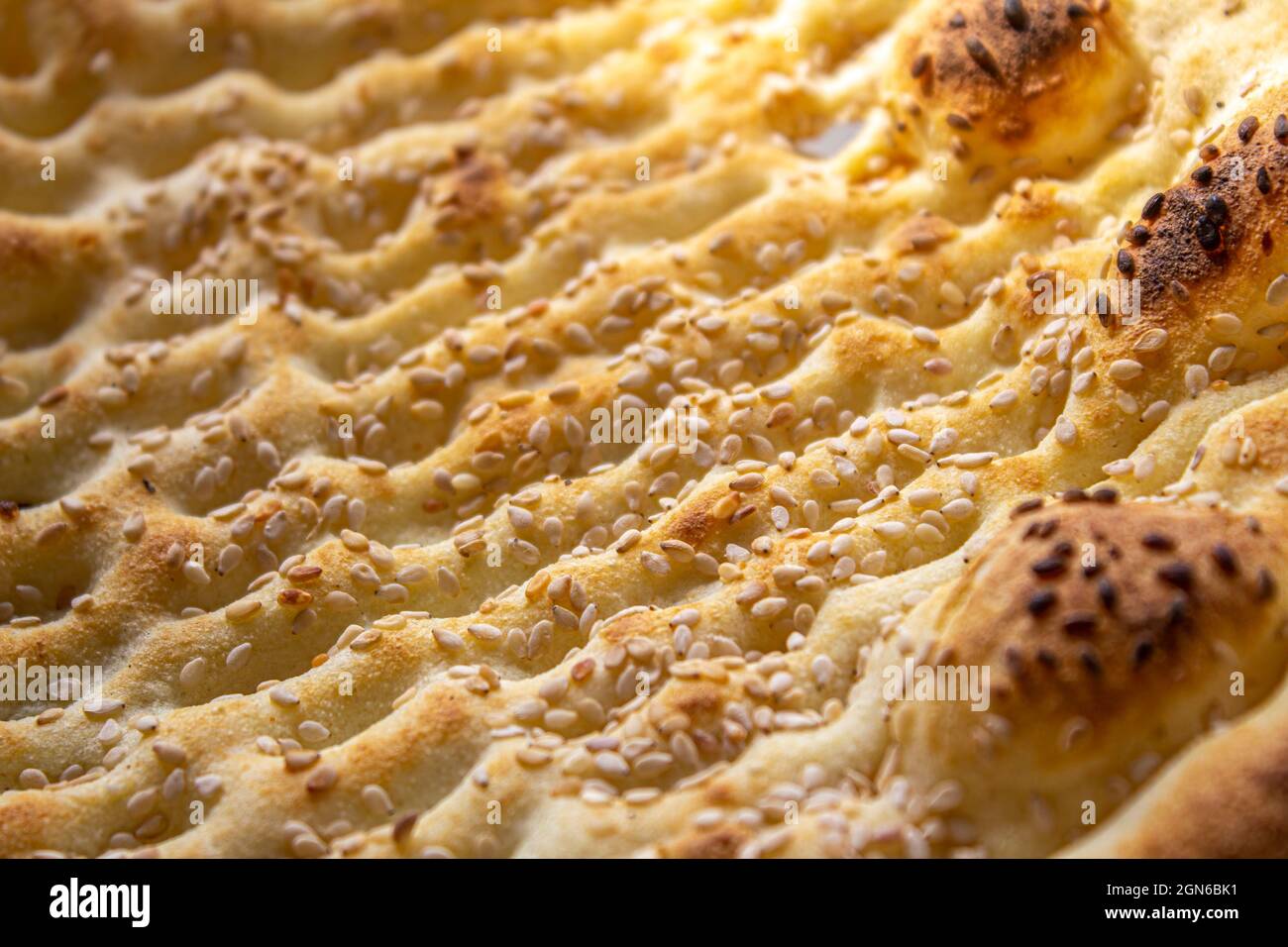 pane di naan Foto Stock