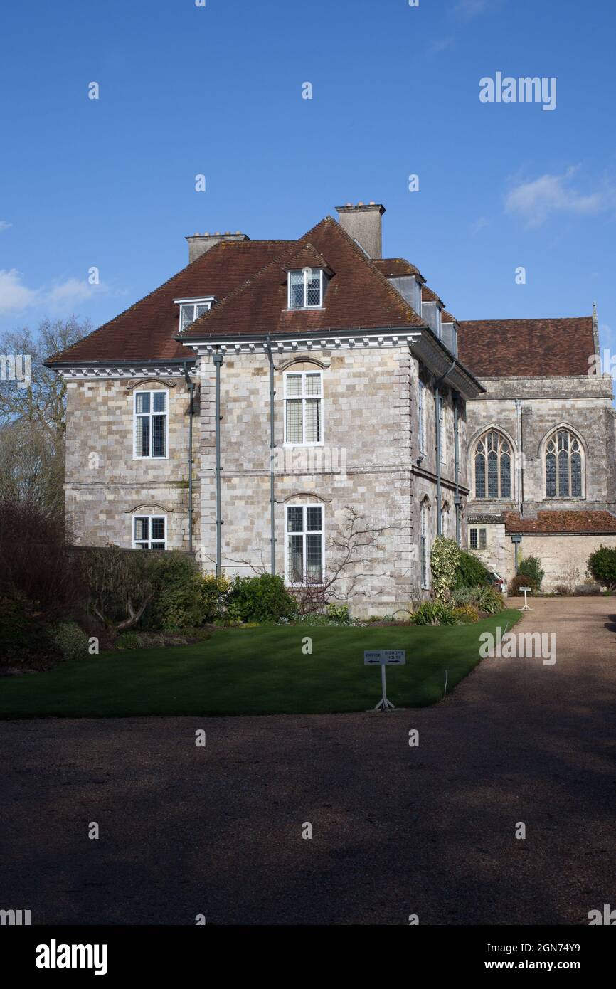 La Pilgrim's Preparatory Boy School di Winchester, Hampshire nel Regno Unito Foto Stock
