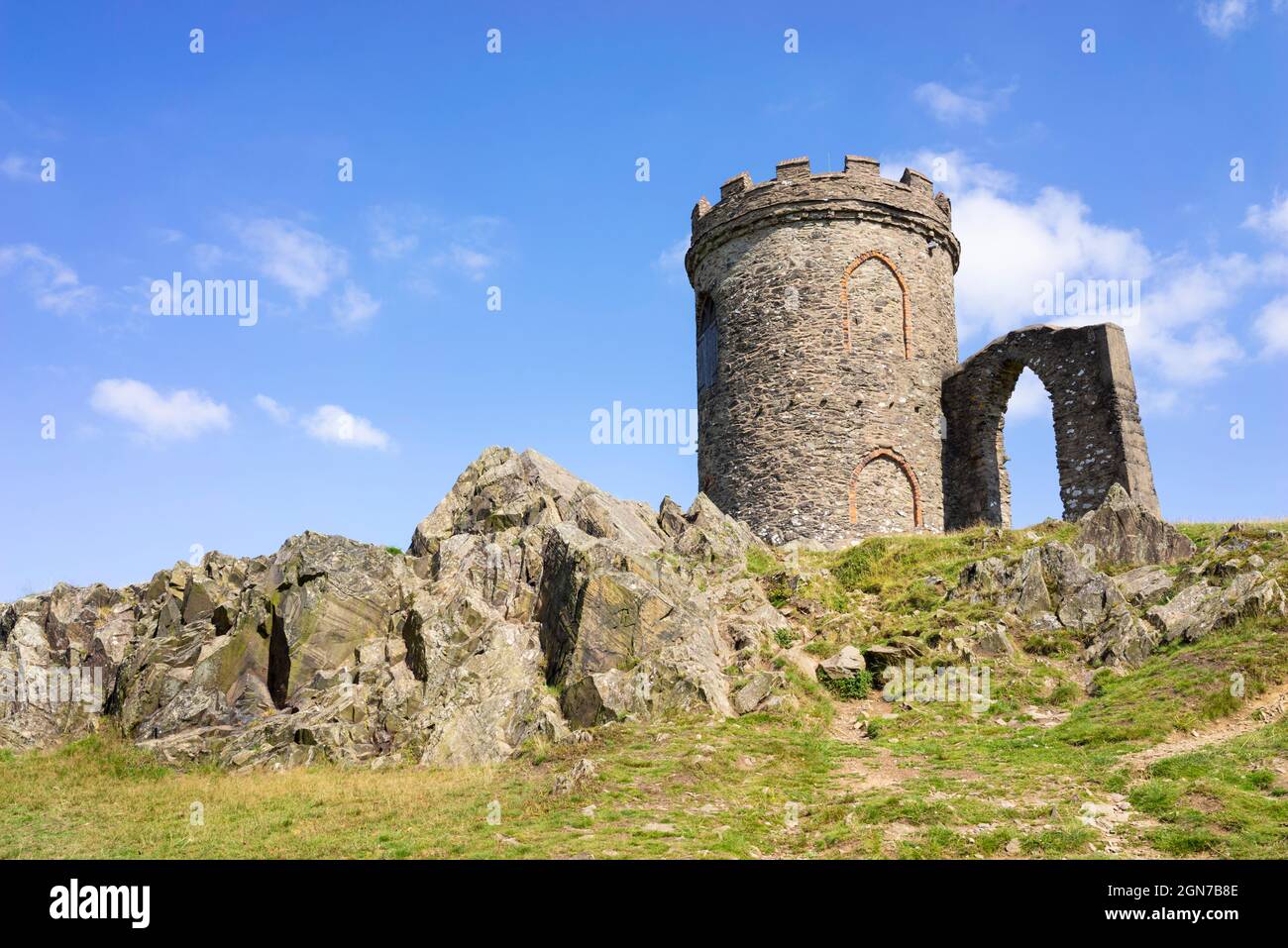 Old John Tower Bradgate Park, Newtown Linford, Leicester Leicestershire East Midlands Inghilterra GB UK Europe Foto Stock