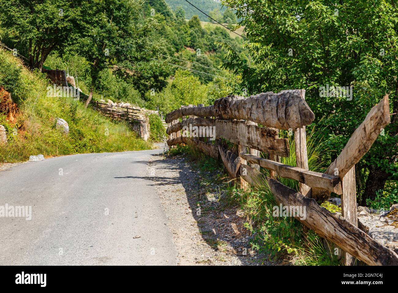 Massiccio panoramico Durmitor in Montenegro Foto Stock