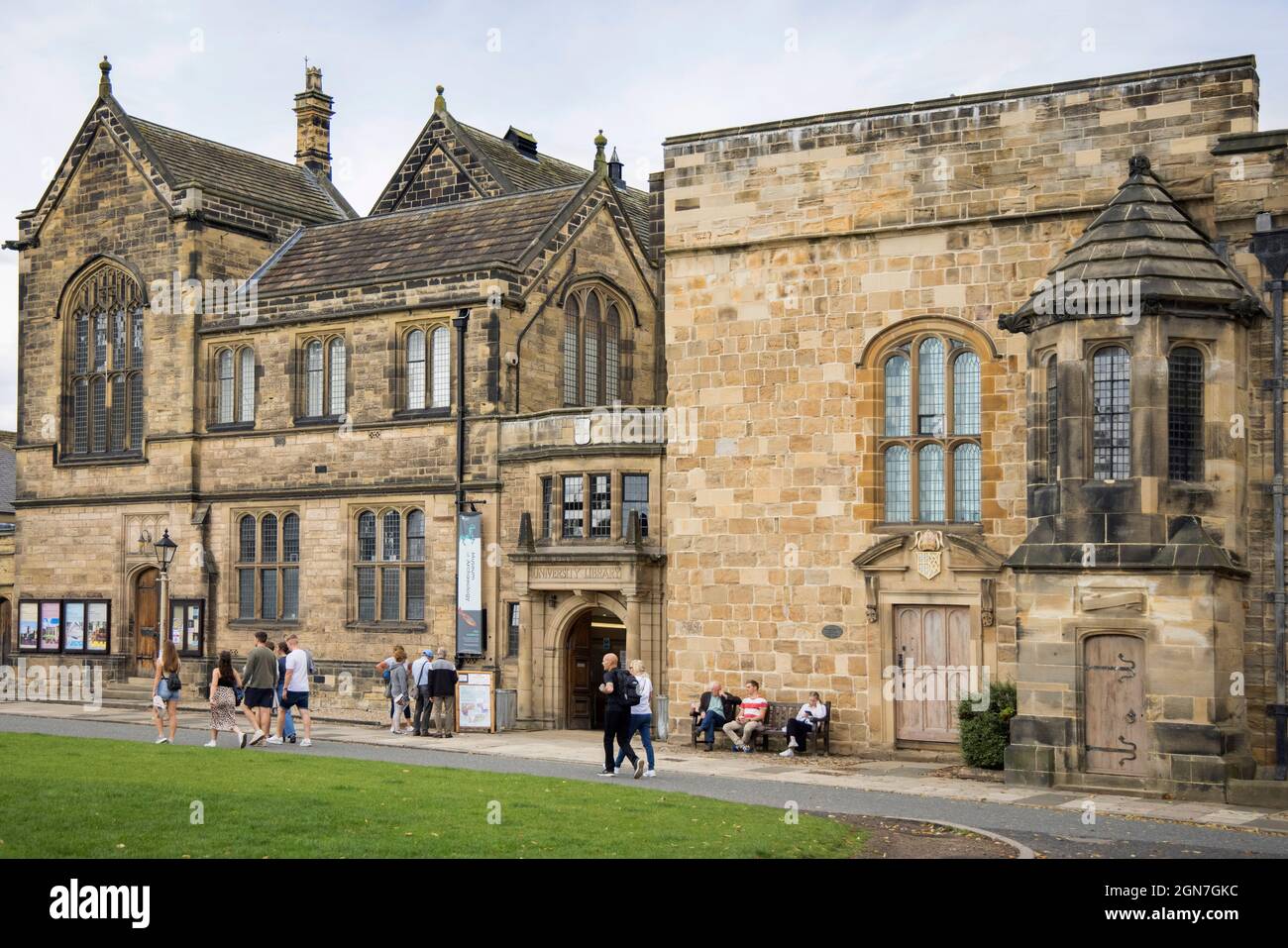 biblioteca universitaria di durham Foto Stock