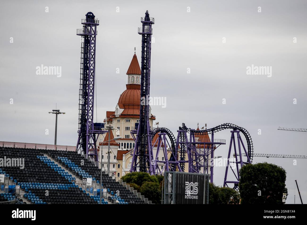 Track Impression, Gran Premio di F1 della Russia a Sochi Autodrom il 23 settembre 2021 a Sochi, Russia. (Foto di HOCH ZWei) Foto Stock