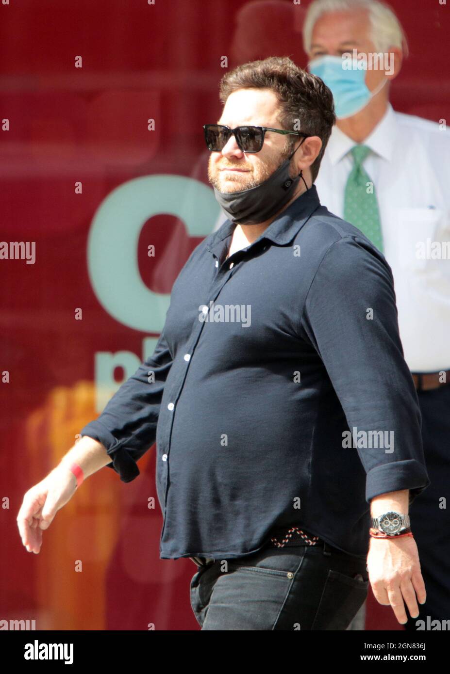 New York, NY, USA. 22 settembre 2021. Josh Gordon sul set di Lyle, Lyle, Crocodile a New York il 22 settembre 2021. Credit: RW/Media Punch/Alamy Live News Foto Stock