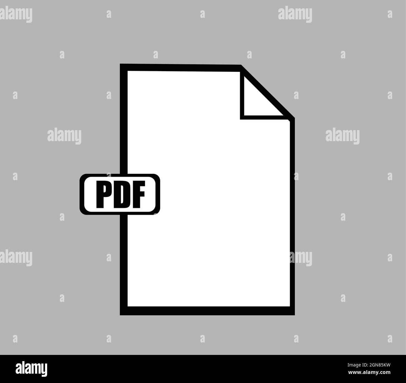 icona del documento pdf, illustrazione vettoriale Illustrazione Vettoriale