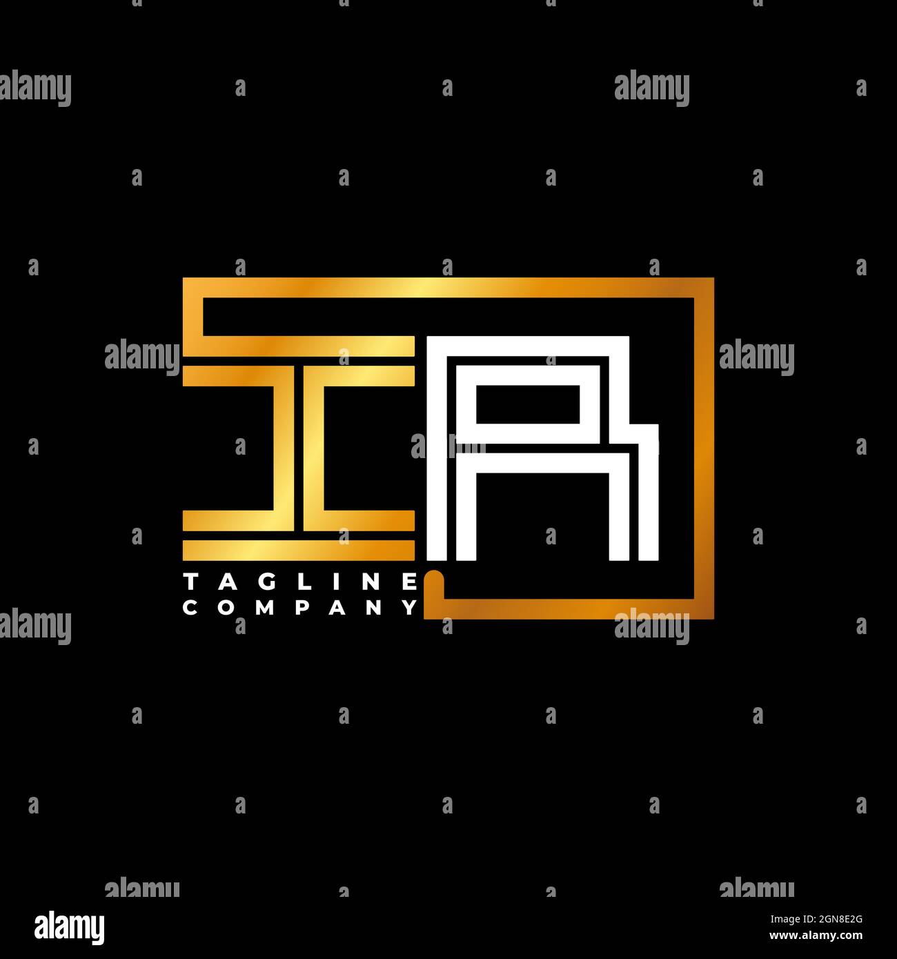 LETTERA DEL logo KV Fotografia geometrica vettore del modello di stile della forma della telecamera Illustrazione Vettoriale