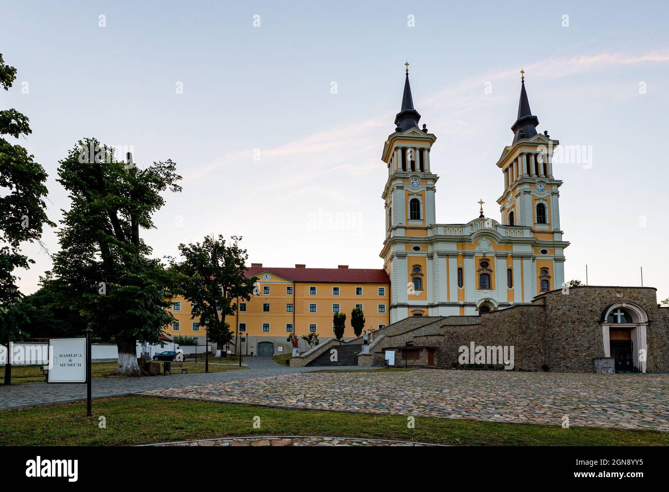 La cattedrale di Maria Radna ad Arad in Romania Foto Stock