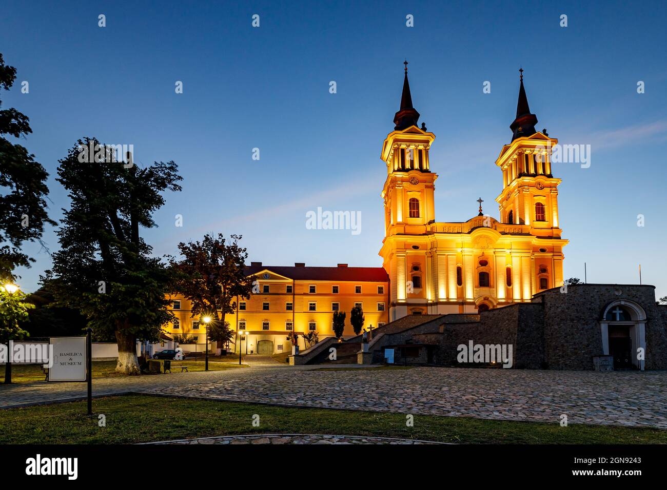 La cattedrale di Maria Radna ad Arad in Romania Foto Stock