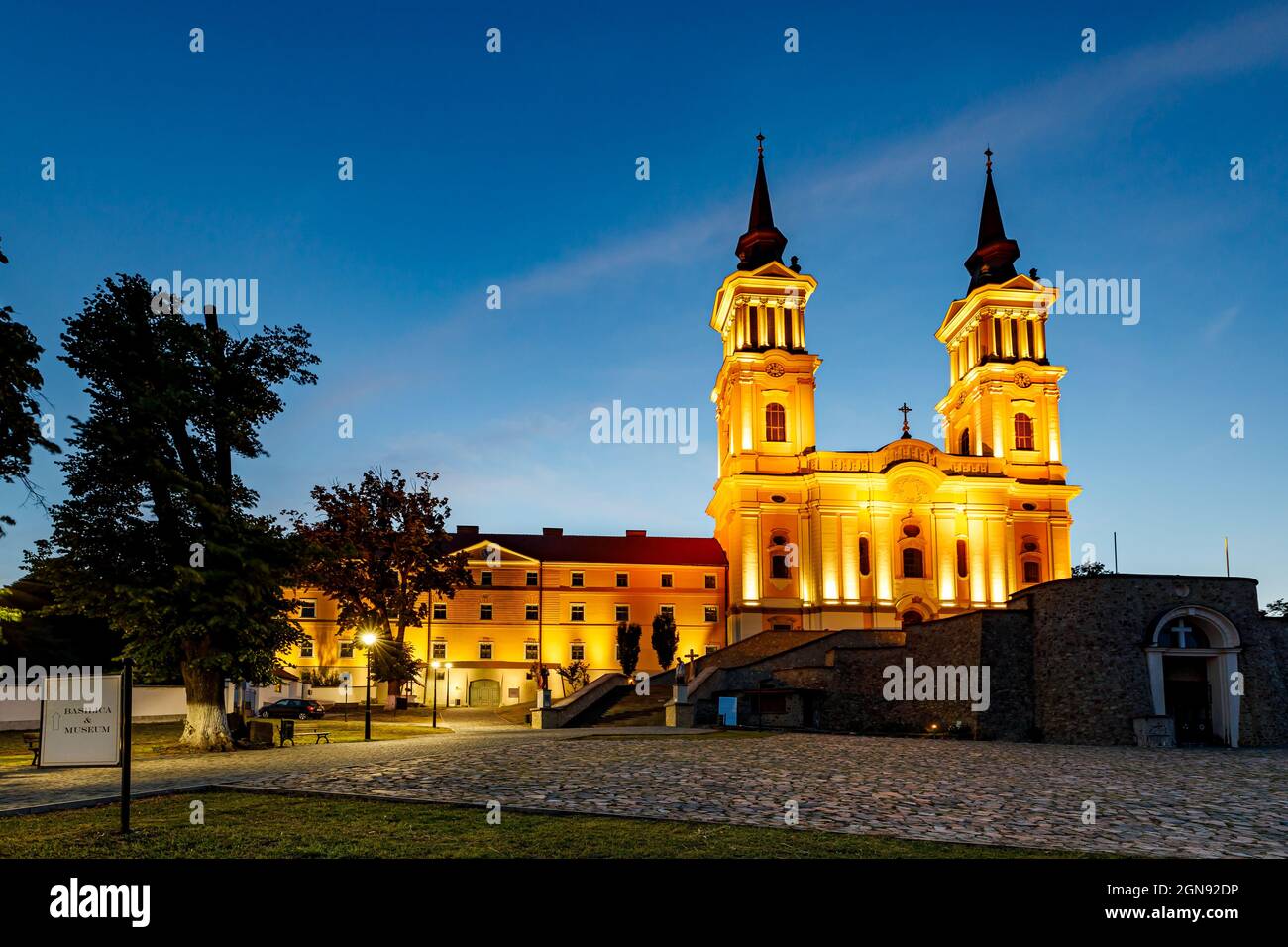 La cattedrale di Maria Radna ad Arad in Romania Foto Stock