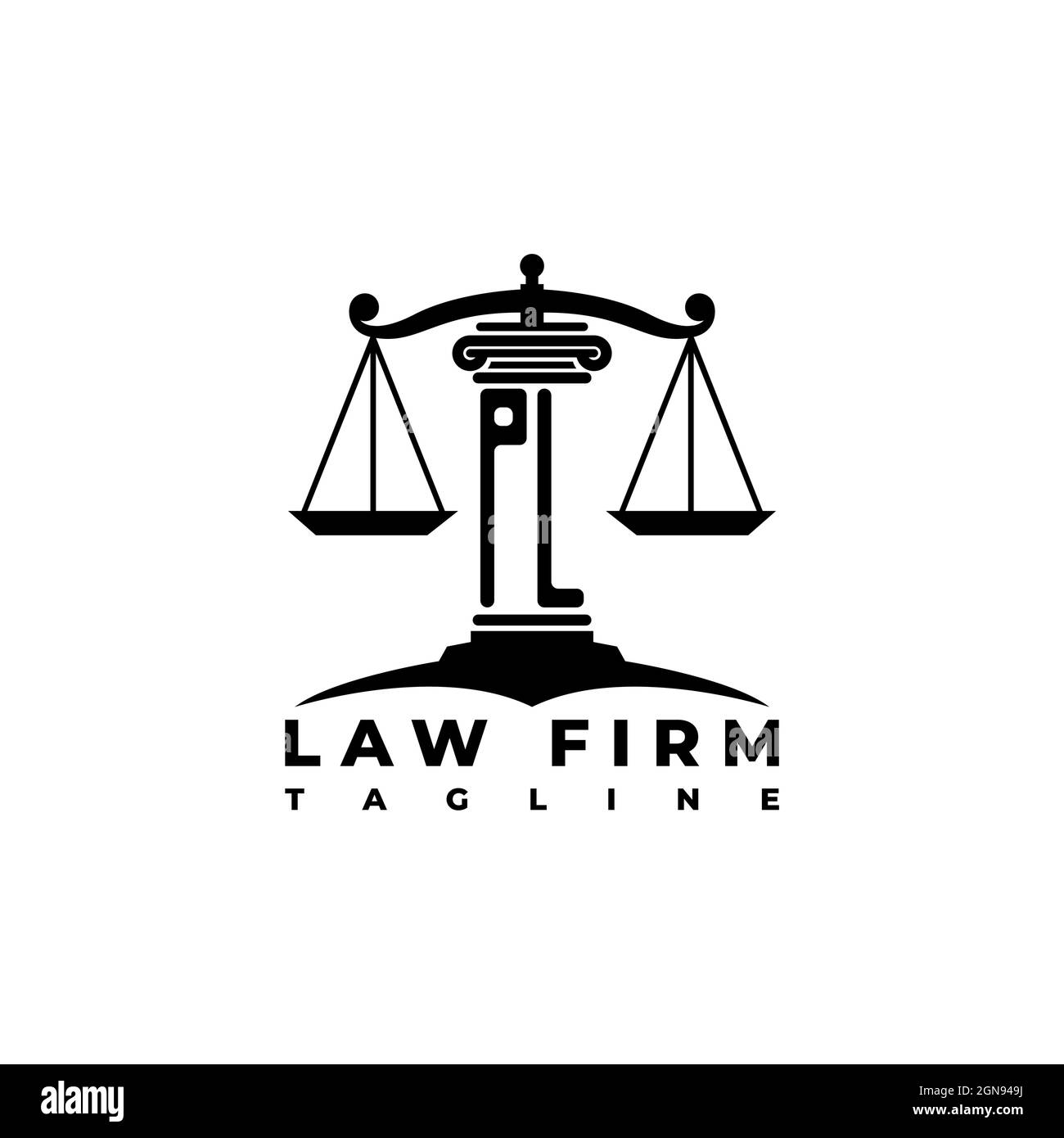 LOGO A monogramma UM lettera lente poligonale geometrica arcobaleno forma circolare stile Illustrazione Vettoriale