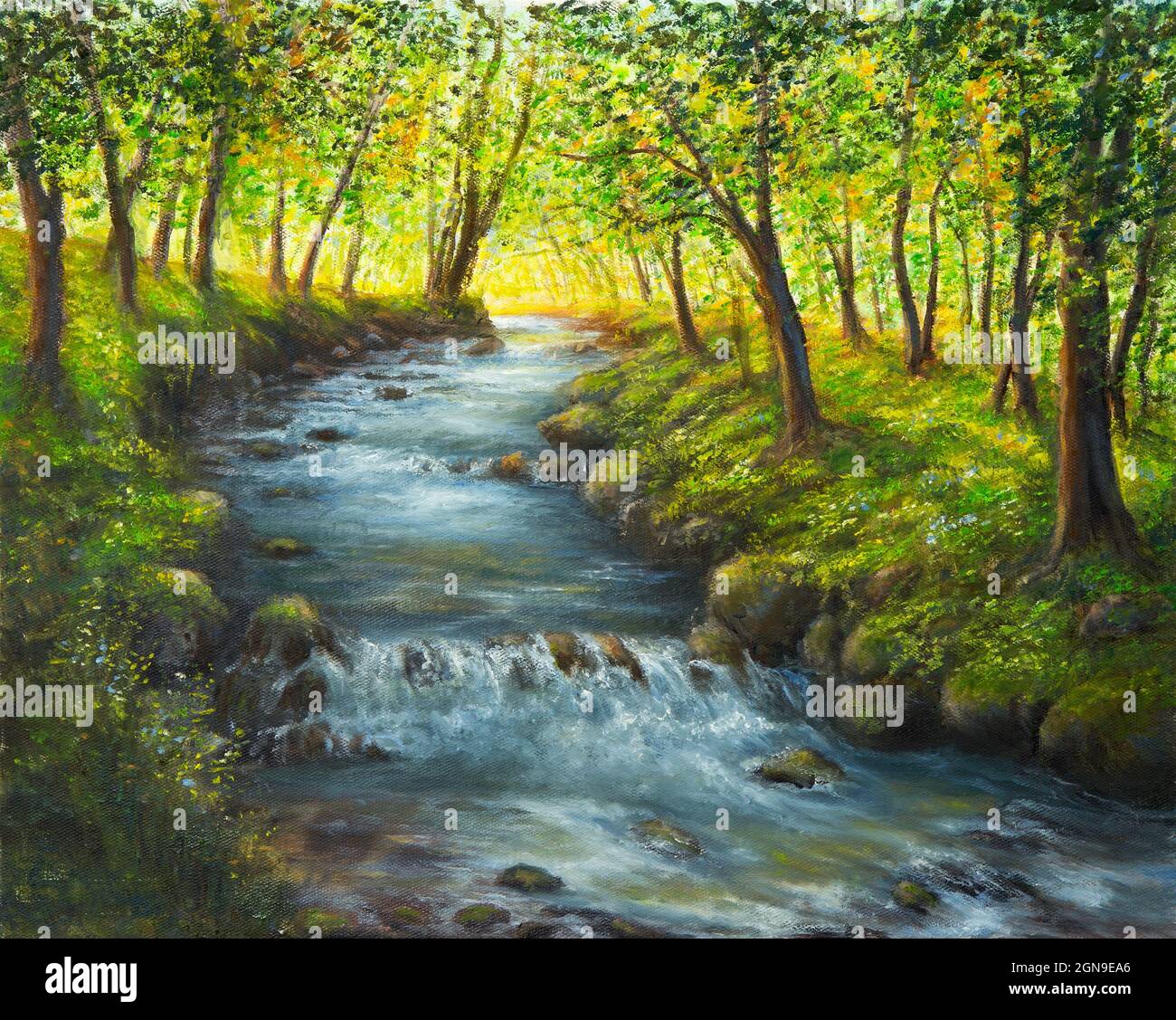 YEESAM ART Dipinto A Olio Fai Da Te Con I Numeri Per Adulti E Bambini