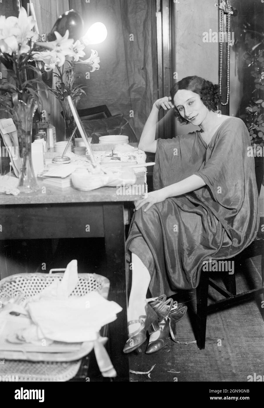 Anna Pavlova, Anna Pavlovna Pavlova, (1881 – 1931) nata Anna Matveyevna Pavlova, prima ballerina russa della fine del XIX e dei primi del XX secolo Foto Stock