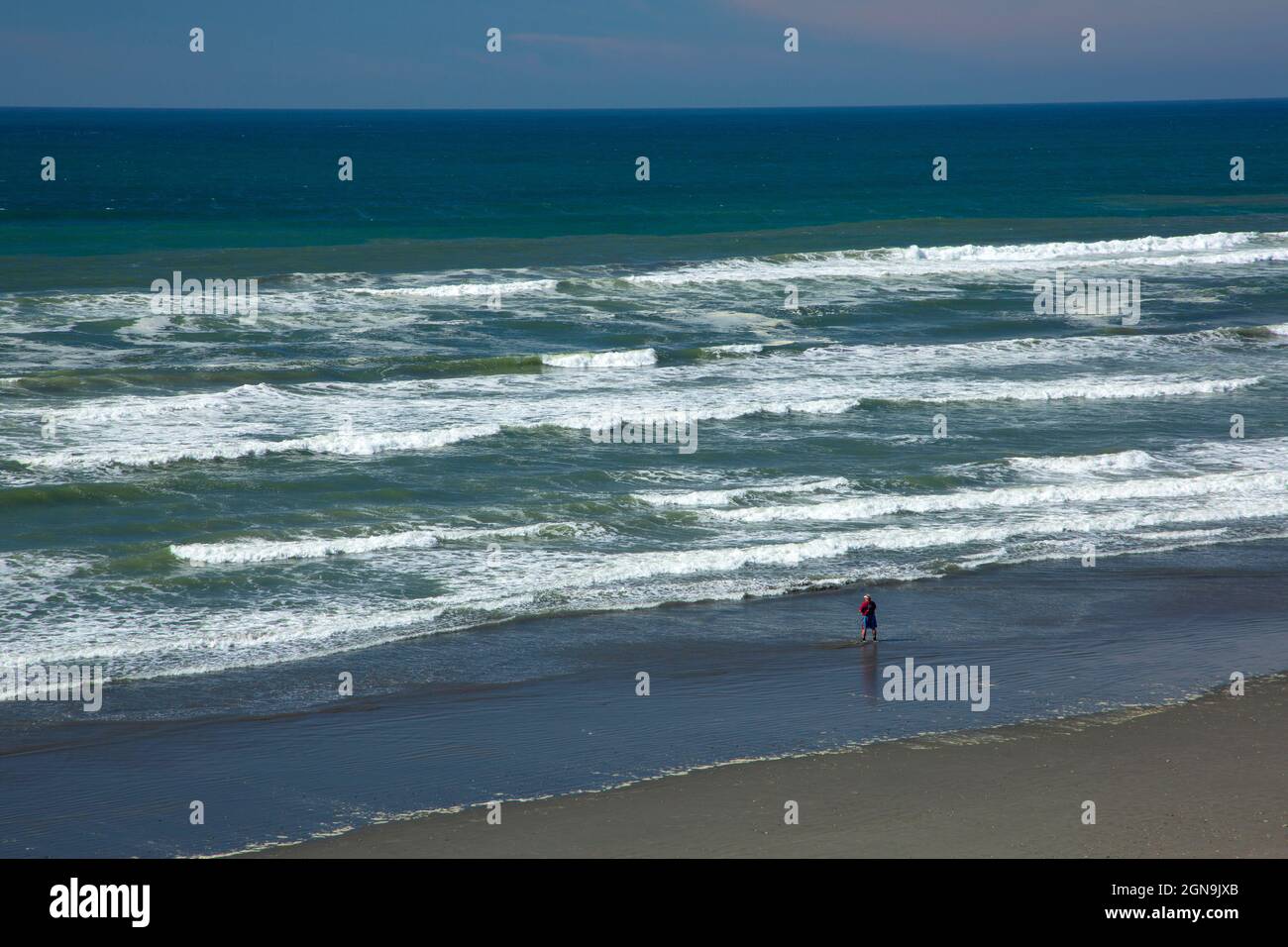 South Beach, il Parco Nazionale di Olympic, Washington Foto Stock