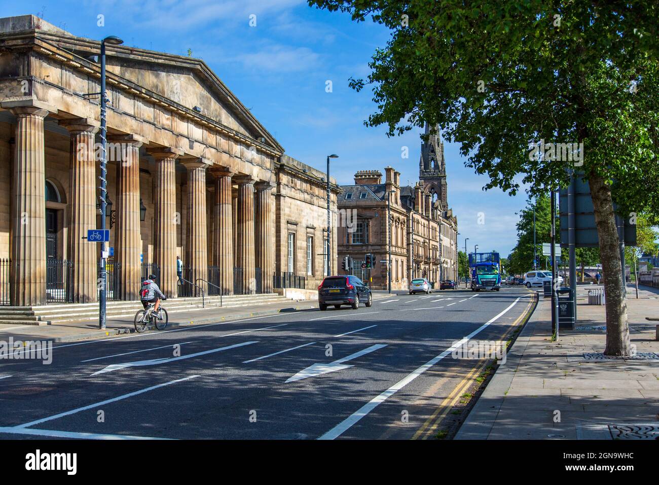 Perth Sheriff Court House, Tay Street, Perth, Scozia Foto Stock