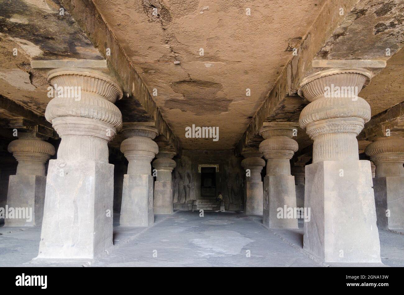 L'istroico Ajanta ed il complesso della Grotta di Ellora in Aurangabad, India centrale Foto Stock