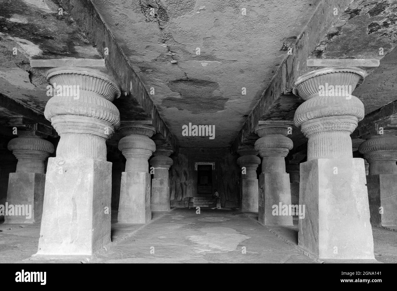 L'istroico Ajanta ed il complesso della Grotta di Ellora in Aurangabad, India centrale Foto Stock