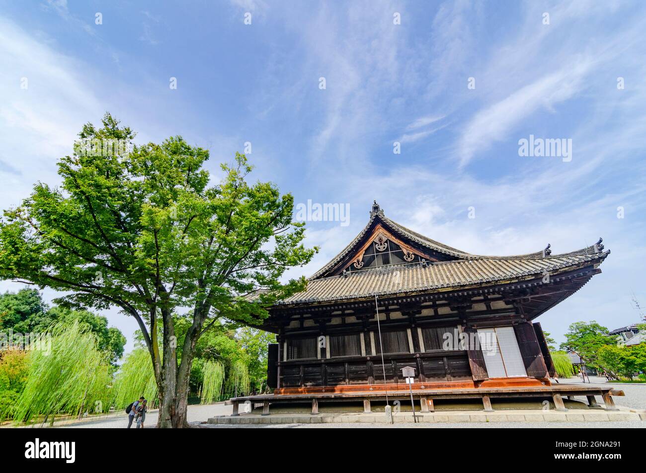 Tempio Honen-in, Kyoto, tradizionale, shintoista, architettura, giapponese, Temple Grounds, Zen, Buddismo Foto Stock