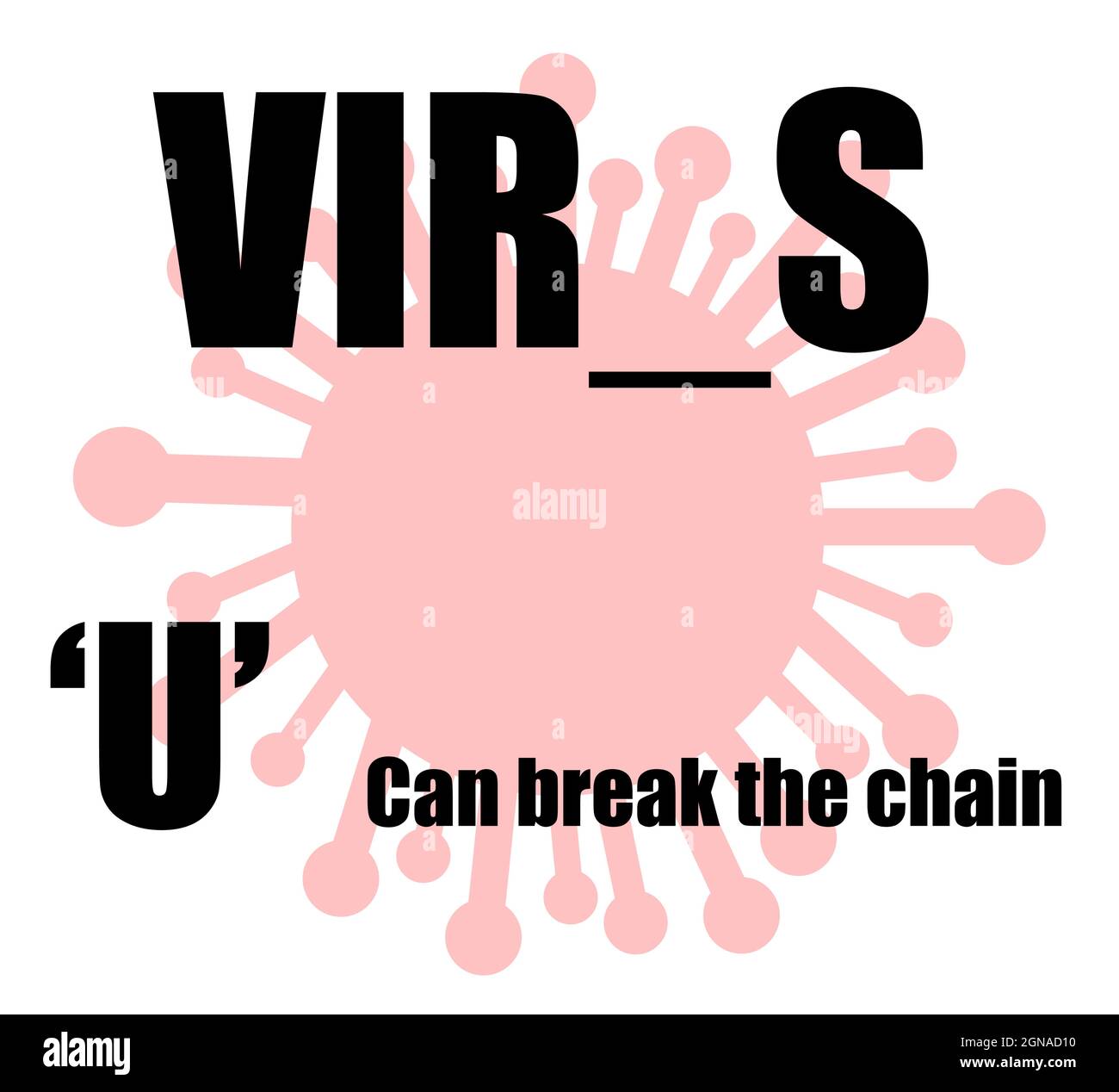 Poster di sensibilizzazione al coronavirus Illustrazione Vettoriale