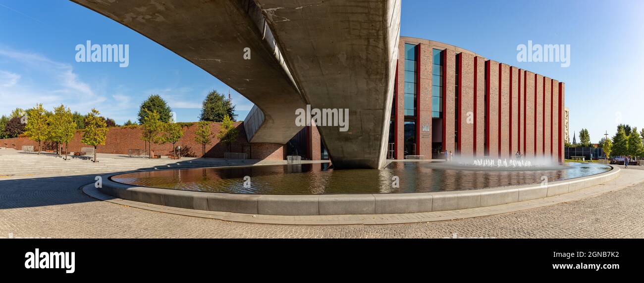 Un'immagine panoramica della National Polish radio Symphony Orchestra. Foto Stock