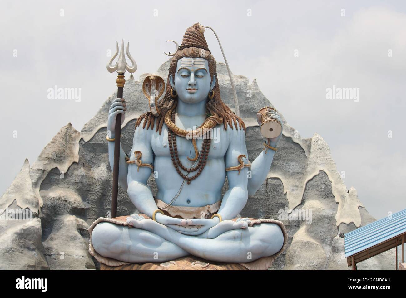 Tempio di Lord Shiva in Galteshwar India Foto Stock