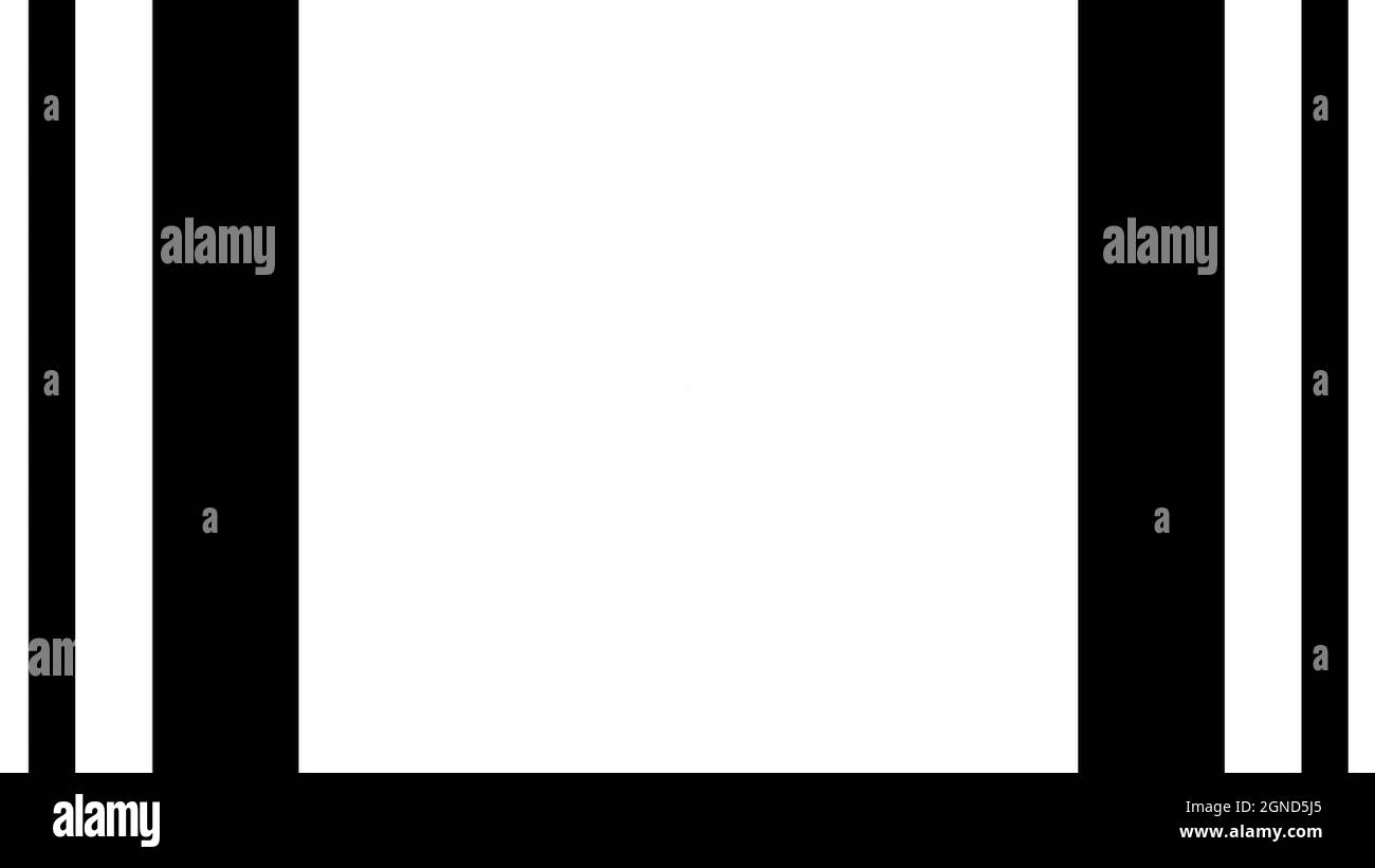 Le strisce bianche e nere. Generata da computer sfondo astratto, rendering 3D sfondo Foto Stock