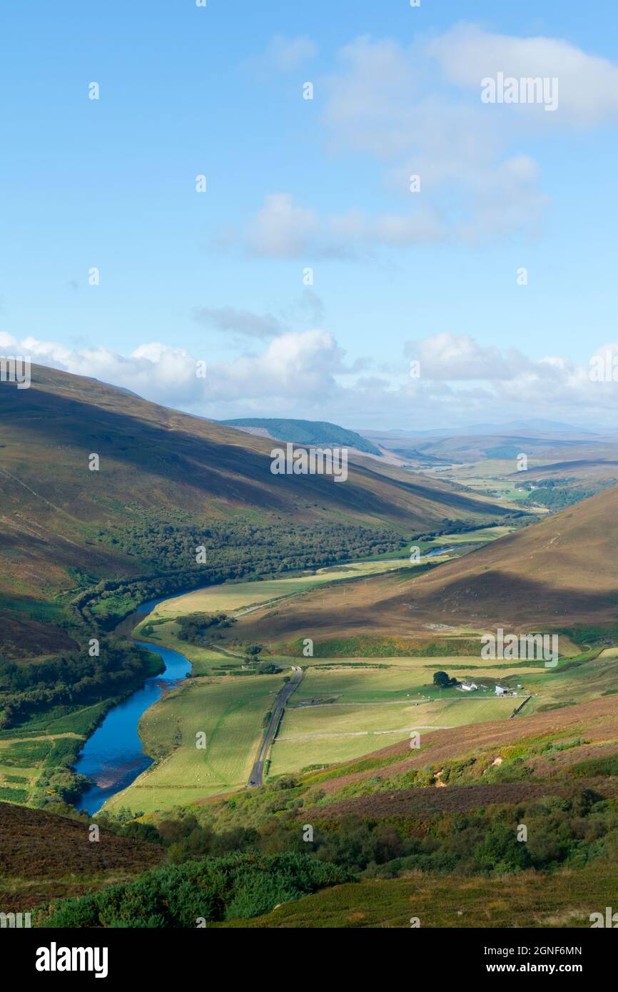 Strath di Kildonan, Sutherland, Scozia Foto Stock