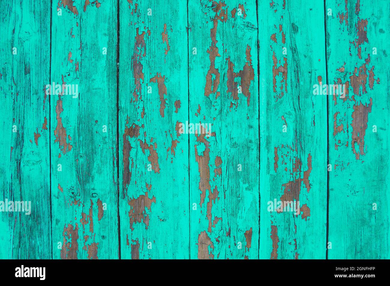 sfondo con texture in legno blu, vista dall'alto pannello in legno, vernice da peeling sul legno Foto Stock