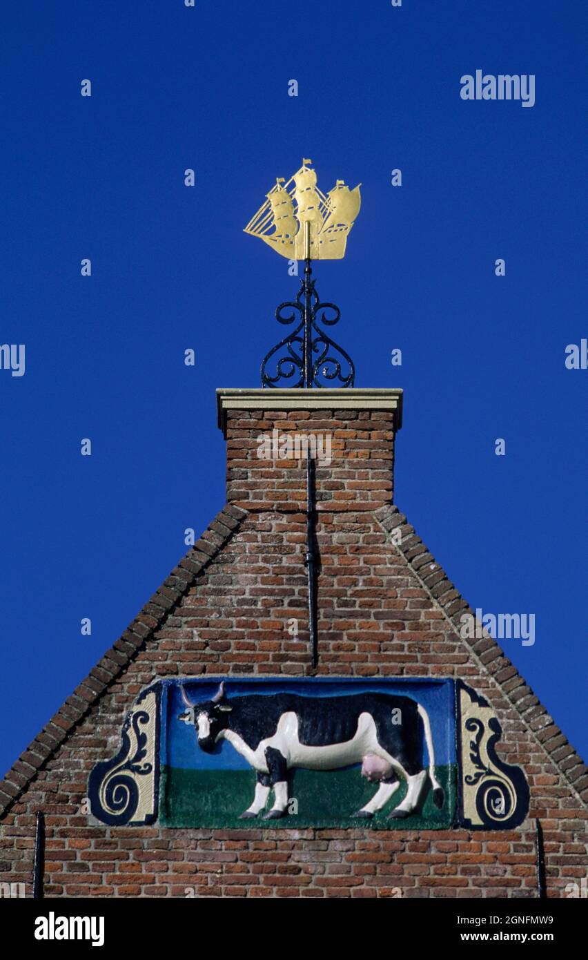 OLANDA, PAESI BASSI, NOORD-HOLLAND E LA REGIONE DI IJSSELMEER, LA CITTÀ DI HOORN, IL PORTO Foto Stock