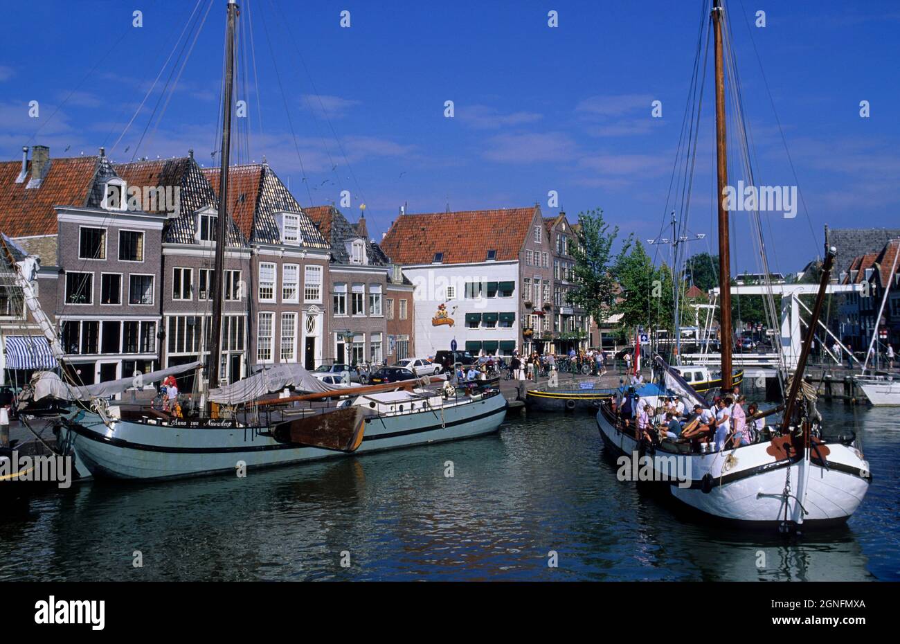 OLANDA, PAESI BASSI, NOORD-HOLLAND E LA REGIONE DI IJSSELMEER, LA CITTÀ DI HOORN, IL PORTO Foto Stock