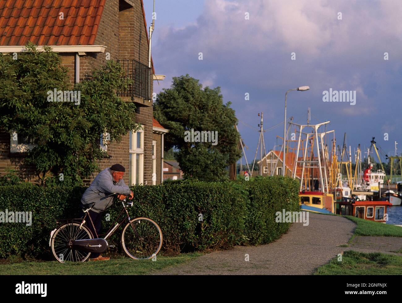 OLANDA, PAESI BASSI, FRISIA, VILLAGGIO DI MAKKUM Foto Stock