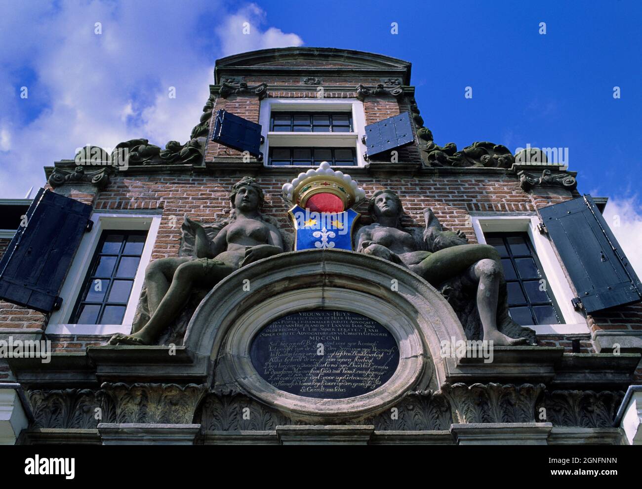 OLANDA, PAESI BASSI, FRISIA, VILLAGGIO DI MARSSUM Foto Stock