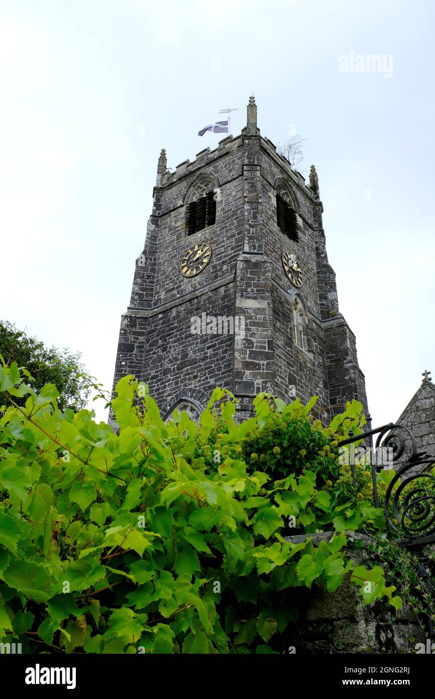 Chiesa parrocchiale di St Neot, Bodmin, Cornovaglia UK Foto Stock