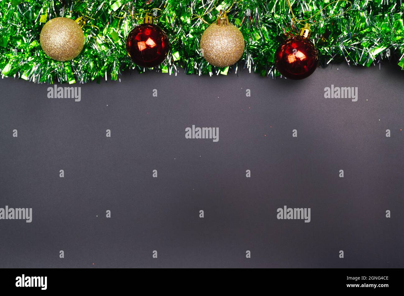 Buon sfondo di Natale e felice sfondo di Capodanno Foto Stock