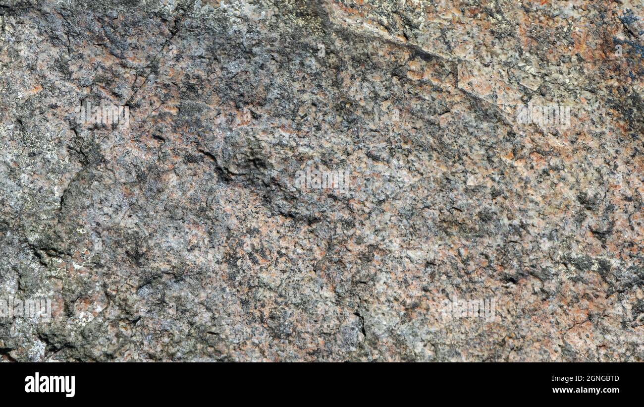 Granito pietra superficie texture. Trama di pietra granita ruvida superficie sfondo. Sfondo astratto da materiale naturale Foto Stock