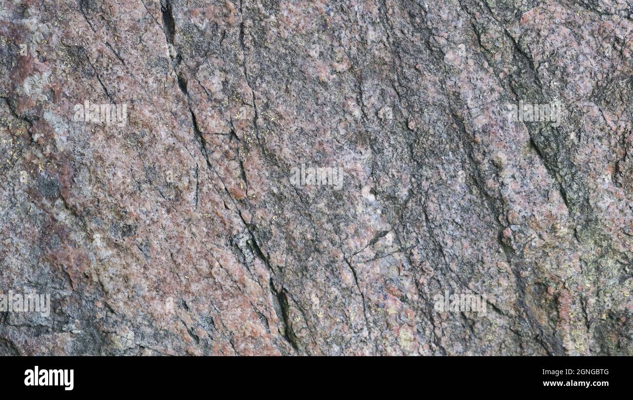 Granito pietra superficie texture. Trama di pietra granita ruvida superficie sfondo. Sfondo astratto da materiale naturale Foto Stock
