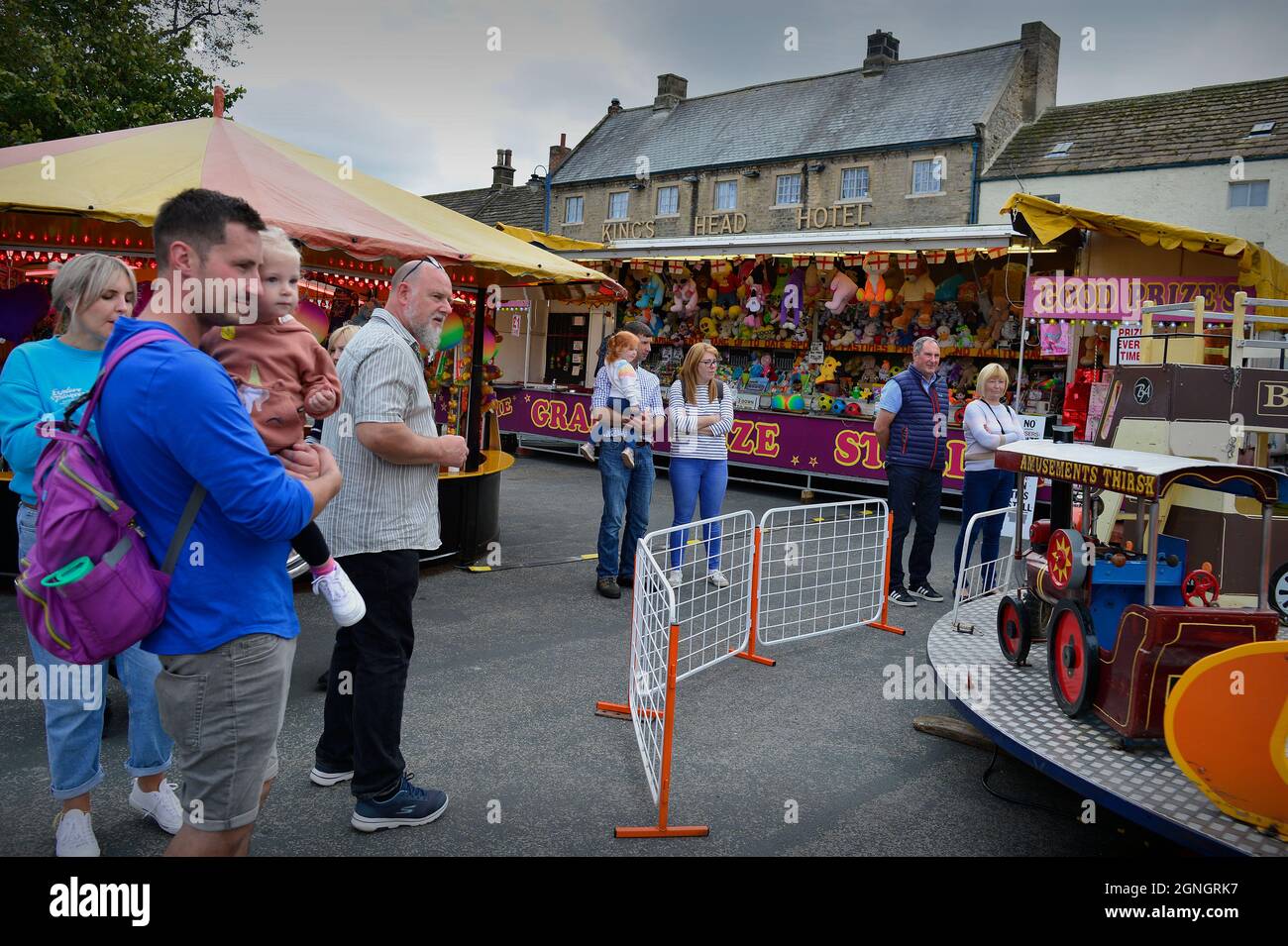 Masham Sheep Fair 2021 North Yorkshire Inghilterra Foto Stock