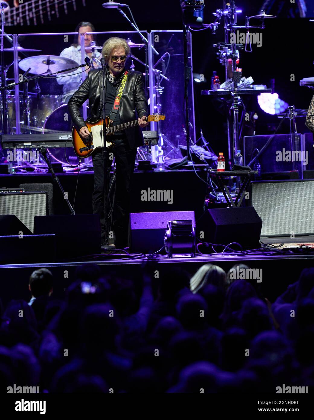 Alpharetta, Stati Uniti. 24 settembre 2021. Daryl Hall of Hall and Oates suona alla Ameris Bank Amphiteatre il 24 settembre 2021 ad Alpharetta, Georgia. Credit: Sanjeev Singhal/The Photo Access Credit: The Photo Access/Alamy Live News Foto Stock