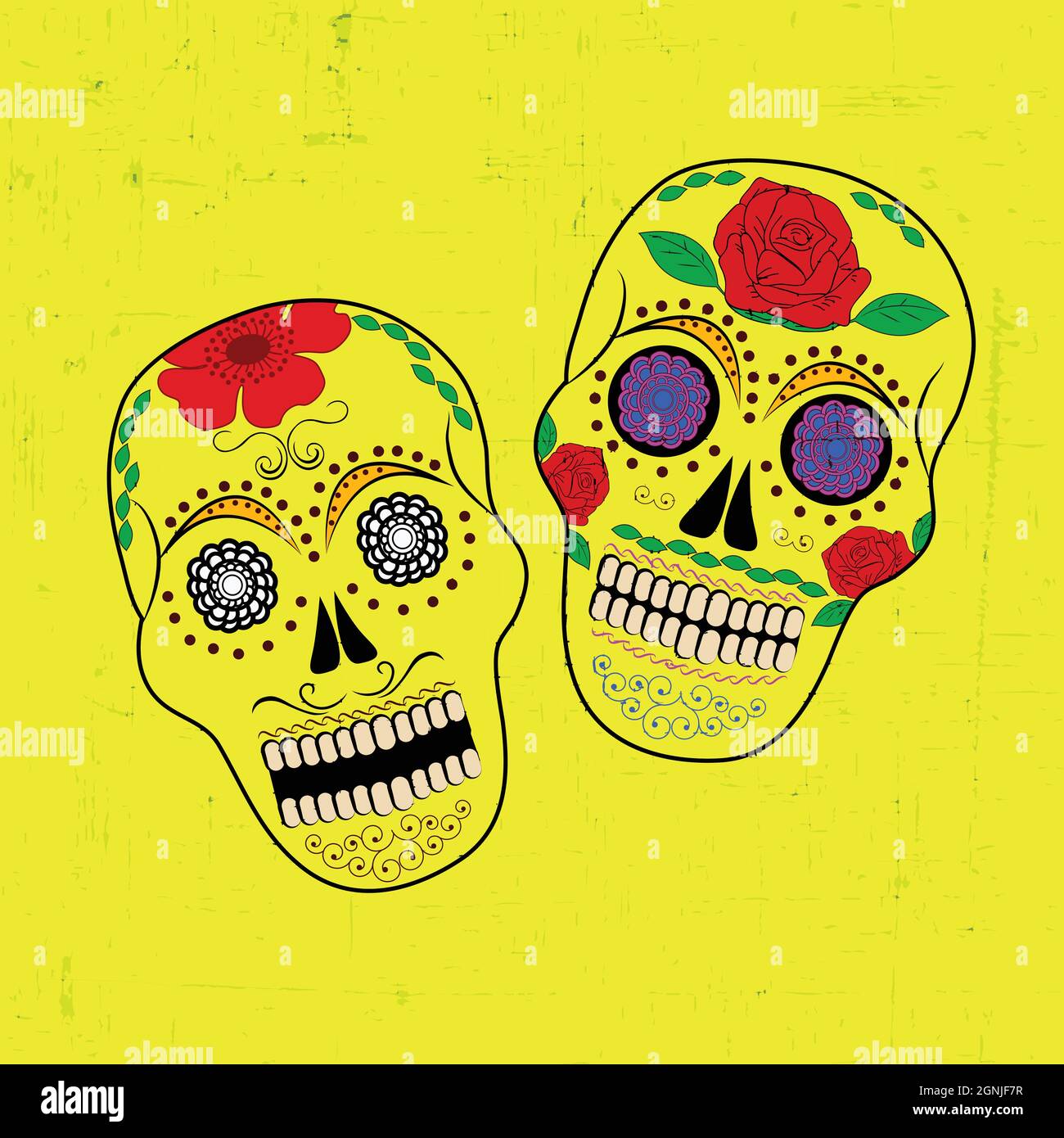 Dia De los Muertos Illustrazione Vettoriale