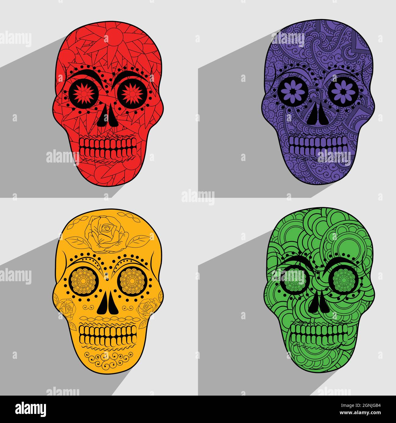 Dia De los Muertos Illustrazione Vettoriale