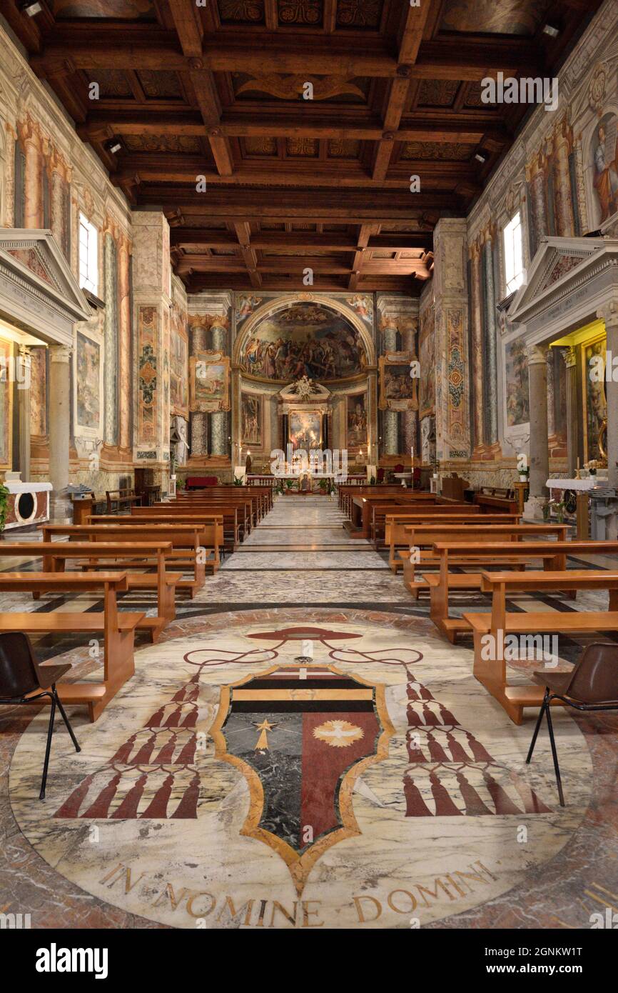 Italia, Roma, Basilica di San vitale Foto Stock