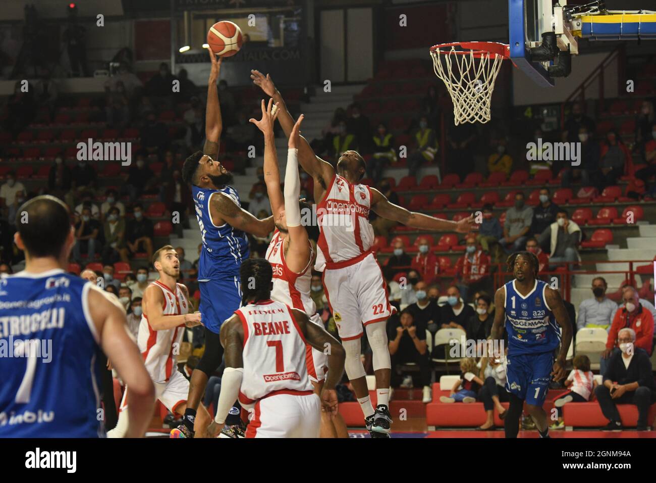 22 Jalen Jones OpenJobMetis Varese OpenJobMetis Varese vs Germani Brescia Championship First day LBA Italy 2020/21 September 26, 2021 Enerxenia Arena Varese. Foto Stock