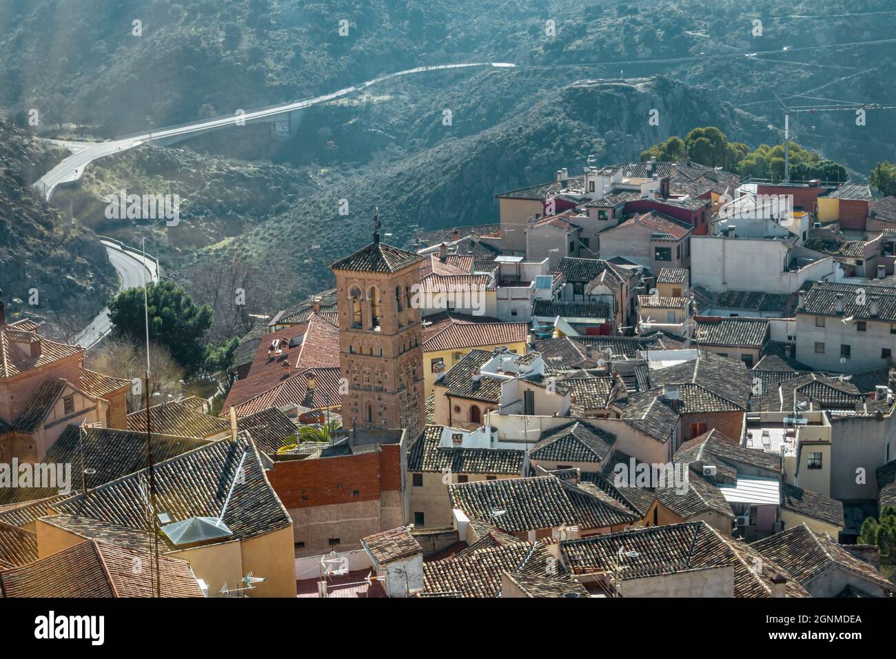 Vista sulla città di Toledo. Spagna Foto Stock