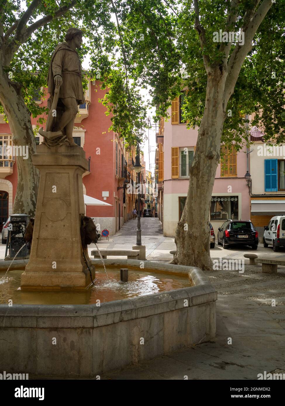 Piazza Drassana, Palma Foto Stock