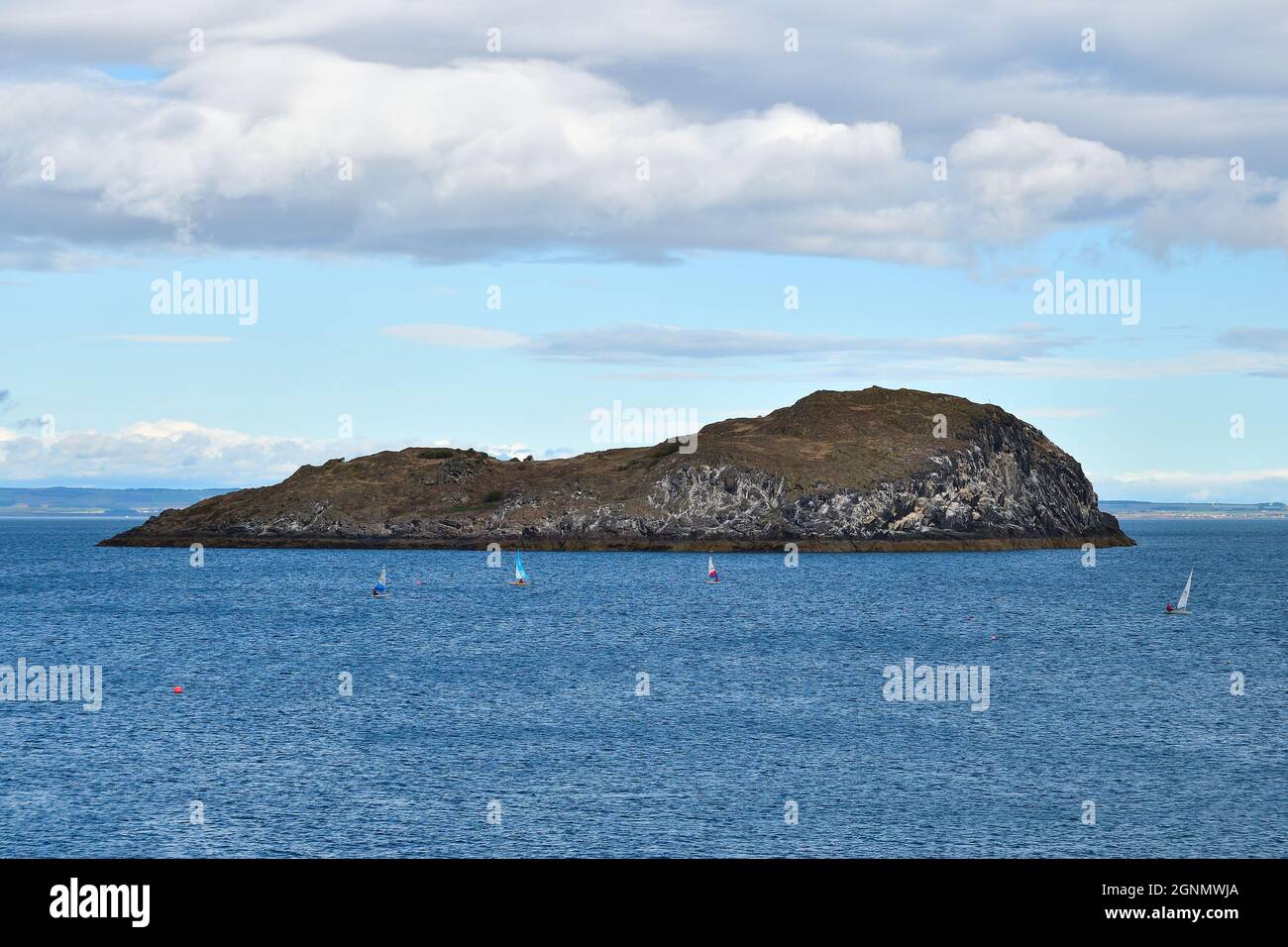 Vista di North Berwick Foto Stock