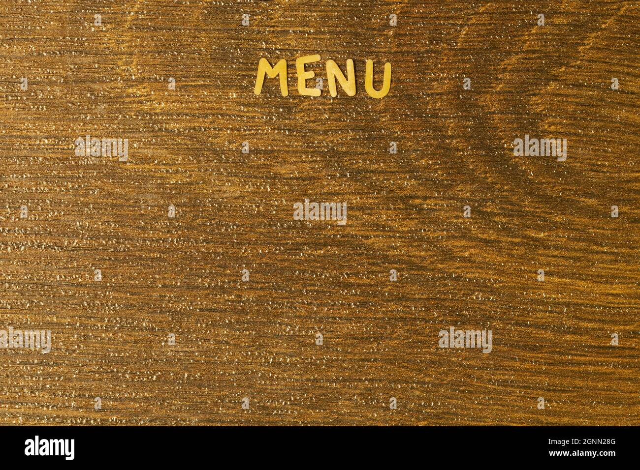 Modello di menu per ristoranti e caffè per la stampa. Poster elenco degli stabilimenti con cibo e prezzi a bordo. Banner visualizzato all'esterno Foto Stock
