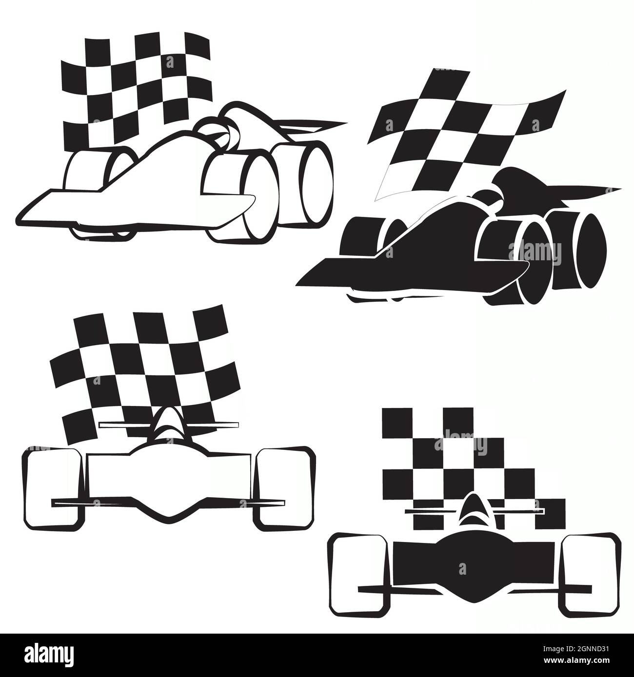 Formula one car racing drawing immagini e fotografie stock ad alta  risoluzione - Alamy