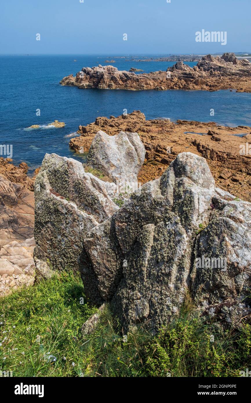 Grandes Rocques, Guernsey, Isole del canale Foto Stock