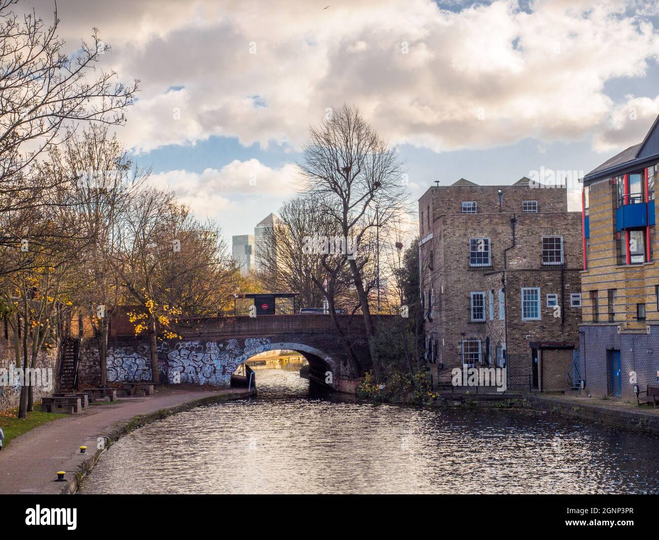 Regent's Canal - Londra, Inghilterra Foto Stock